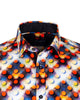 Orange Pure Cotton Dotted Print-Makrom