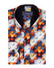 Orange Pure Cotton Dotted Print-Makrom