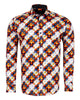 Orange Pure Cotton Dotted Print-Makrom