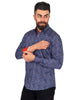Oval Print Pure Cotton Shirt-Makrom