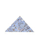 Paisley Print Light Blue Shirt with Matching Handkerchief-Makrom