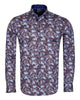 Paisley Striped Print Pure Cotton Shirt-Makrom