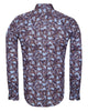 Paisley Striped Print Pure Cotton Shirt-Makrom