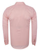 Peach Casual Twill Double Cuffed Shirts-Makrom