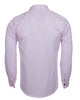 Pink Casual Twill Double Cuff Long Sleeve Shirt-Makrom