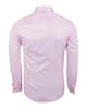 Pink Plain Double Cuff Shirt-Makrom
