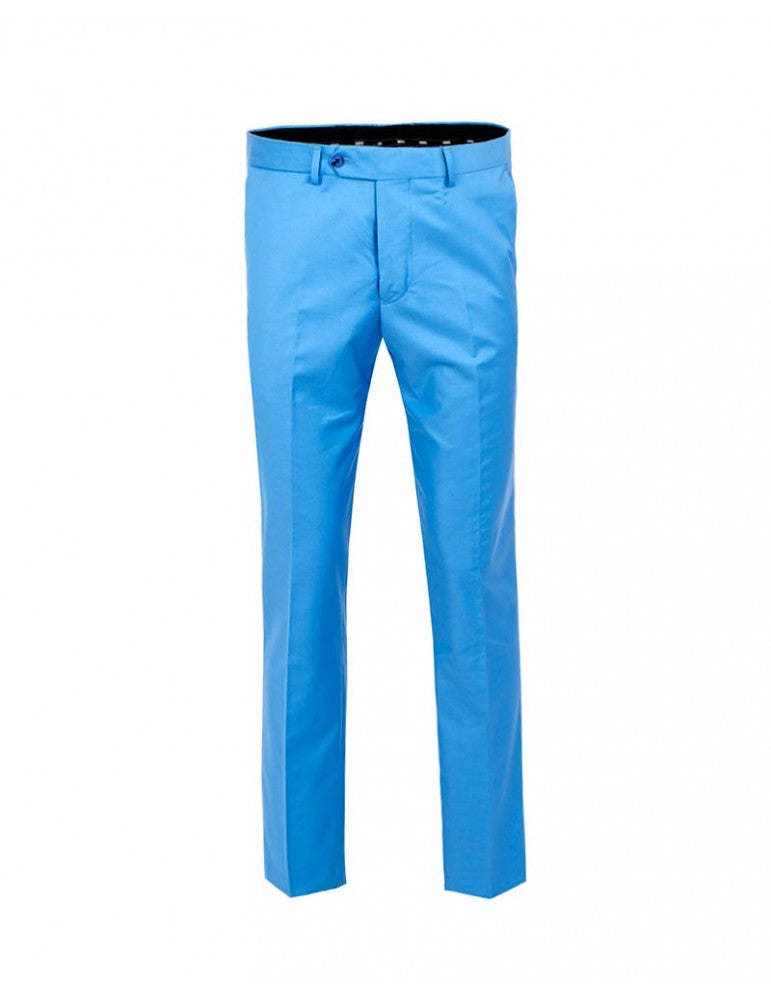 Plain Blue Suit Trouser