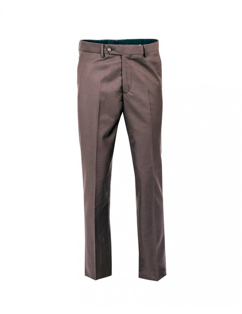 Plain Brown Suit Trouser