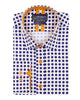 Polka Dot Print Long Sleeve Pure Cotton Shirt-Makrom