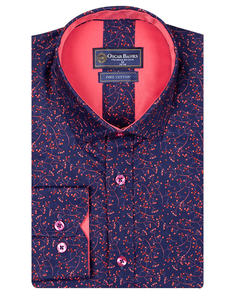 Pure Cotton Floral Print-Makrom