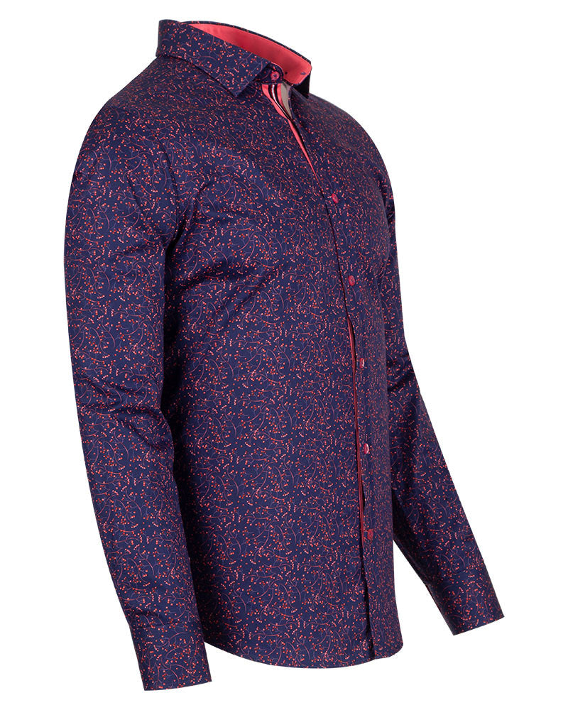 Pure Cotton Floral Print-Makrom
