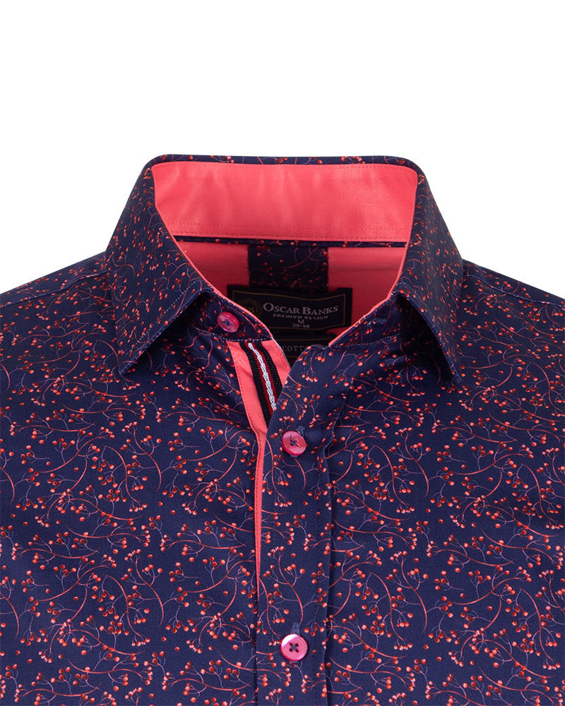 Pure Cotton Floral Print-Makrom