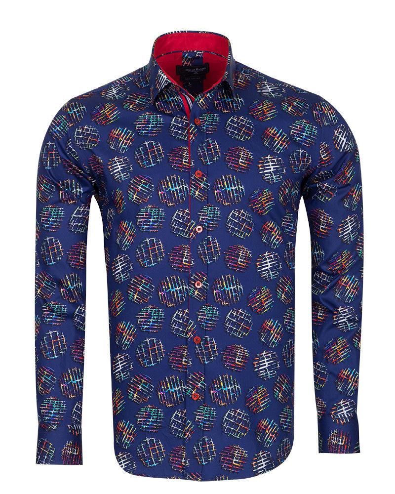 Pure Cotton Frost Print Cotton Shirts For Men-Makrom