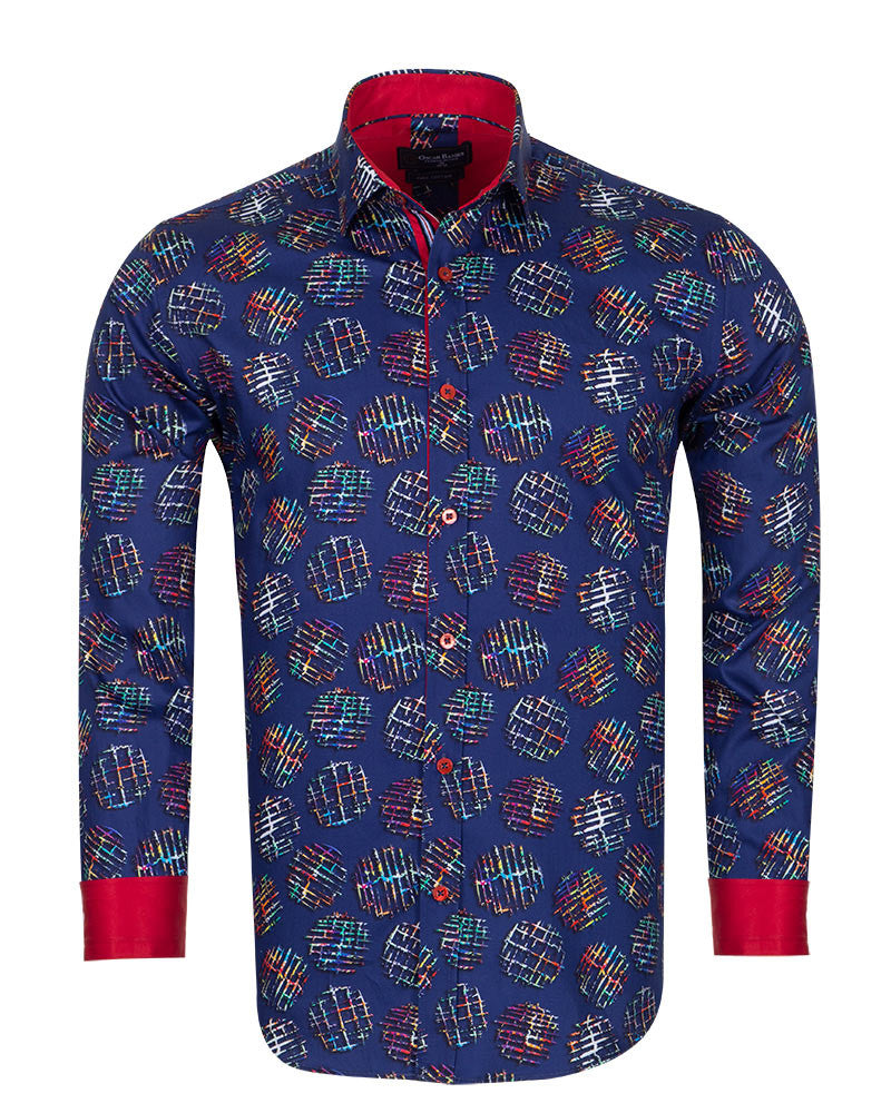 Pure Cotton Frost Print Cotton Shirts For Men-Makrom