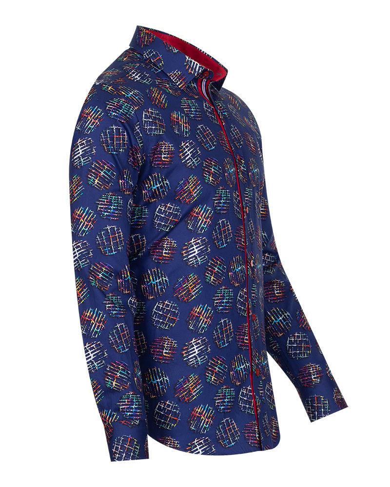 Pure Cotton Frost Print Cotton Shirts For Men-Makrom