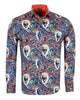 Pure Cotton Groovy Skull Print-Makrom