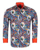 Pure Cotton Groovy Skull Print-Makrom