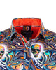 Pure Cotton Groovy Skull Print-Makrom