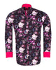 Purple Flower Print with Matching Handkerchief-Makrom