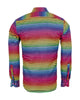 Rainbow Stripe Colourful Print Shirt-Makrom