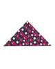 Red Floral Print Men's Shirt with Matching Handkerchief-Makrom