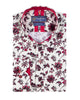 Red Flower Print with Matching Handkerchief-Makrom