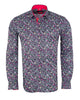 Fuchsia Colourful Floral Print Shirt