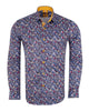 Black Colourful Floral Print Shirt