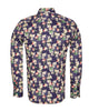 Blue Floral Print with Matching Handkerchief