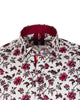 Red Flower Print with Matching Handkerchief