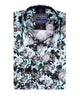 Green Flower Print with Matching Handkerchief