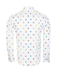 White Colourful Insect Print with Matching Handkerchief