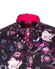 Purple Flower Print with Matching Handkerchief