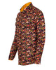 Colourful Flower Print with Matching Handkerchief