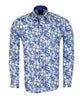 Blue Poppy Print with Matching Handkerchief