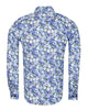 Blue Poppy Print with Matching Handkerchief