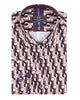 Beige Polka Dot Print Shirt
