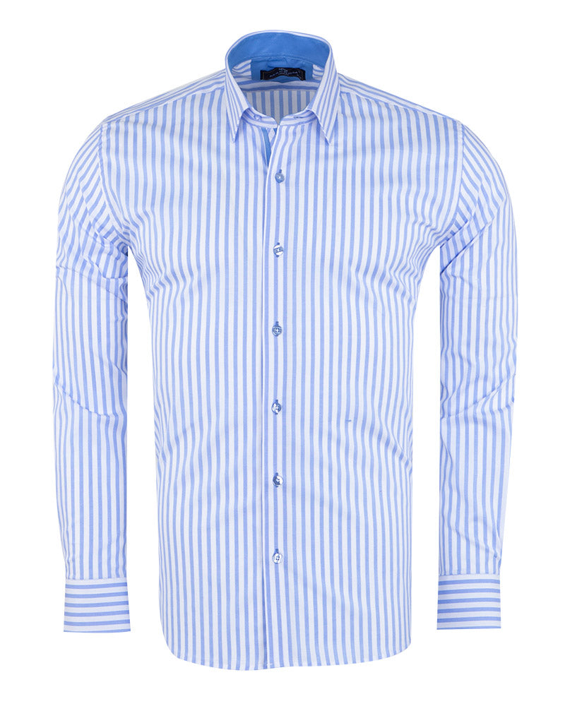 Blue Stripe Classic Men's Shirt