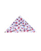 Colourful Leaf Print Shirt with Matching Handkerchief