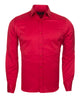 Red Plain Double Cuff Shirt