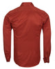 Rustic Brown Plain Double Cuff Shirt