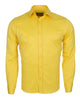 Yellow Plain Double Cuff Shirt