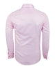 Pink Plain Double Cuff Shirt