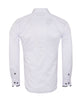 Black Classic Plain Shirt with Collar Tip Design
