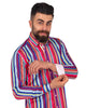 Retro Candy Striped Men's Shirt