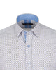 Blue Mosaic Print Men's Shirt
