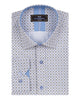 Blue Mosaic Print Men's Shirt