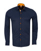 Classic Black Dotted Print Men's Shirt