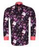 Flower Printed Pure Cotton Shirt with Matching Handkerchief