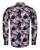 Lily Print Pure Cotton Men's Shirt with Matching Handkerchief
